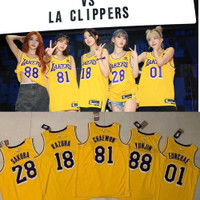 Selling Le Sserafim Los Angeles Lakers Custom Jerseys