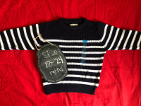 Brand new pullover children's place boys sweater 18-24 mths