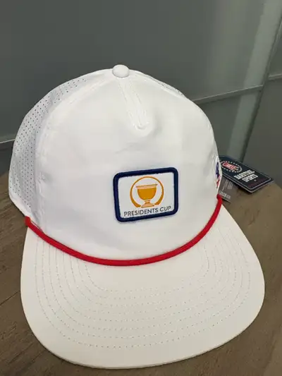 NWT Barstool Golf x President's Cup Harper Flat Hat OS, View more