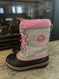 Sorel Waterproof Winter Boots Youth Girls Size 1