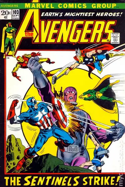 Avengers comic # 103 (1972, average condition, writing on cover) $ 20.00 (sold) Ant-Man and Hawkeye:...