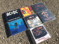 Various CDs- Nirvana, Tool, Radiohead, Guns 'n' Roses, AC/DC
