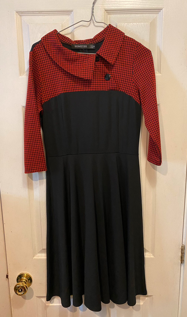 Red plaid & Black dress  in Women's - Dresses & Skirts in Saint John