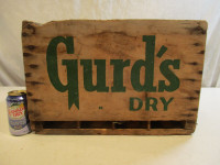 Caisses en bois  Gurd's Canada Dry
