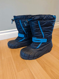 Youth Boys Size 4 Sorel Flurry Winter Boot 