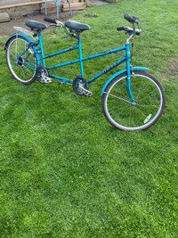 Vintage tandem bike 