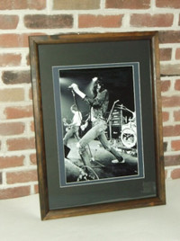 Joey Ramone ART PRINT Poster Framed an 7"Action figure AND Belt