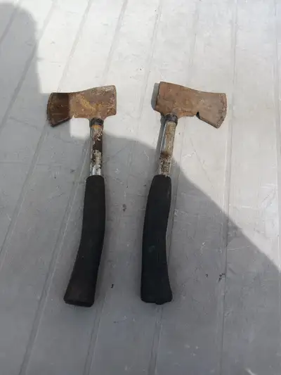 Two small hatchets, View more