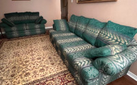 Pull-Out Queen SofaBed and LoveSeat, Terrell Forest Green