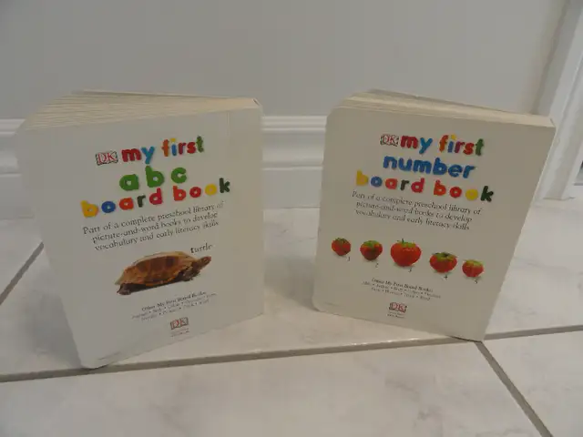 MY FIRST ABC & NUMBER BOARD BOOKS & 12 NURSERY RHYME READERS in Toys in Norfolk County - Image 8