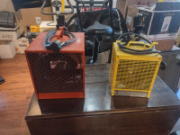 Two construction heaters for sale