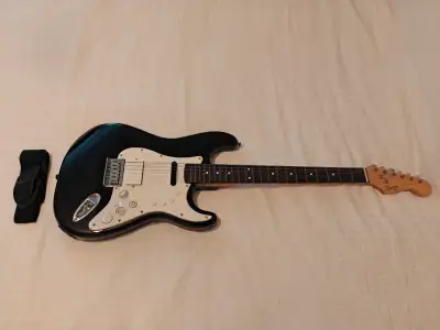 The Squier by Fender Stratocaster electric guitar for Rock Band, View more