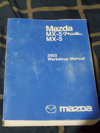 2003 Mazda Miata Factory Workshop Manual