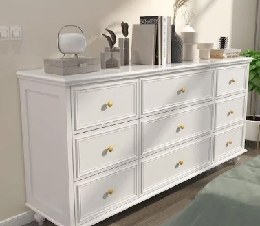 NEW- White Dresser - BRAND NEW IN BOX, View more