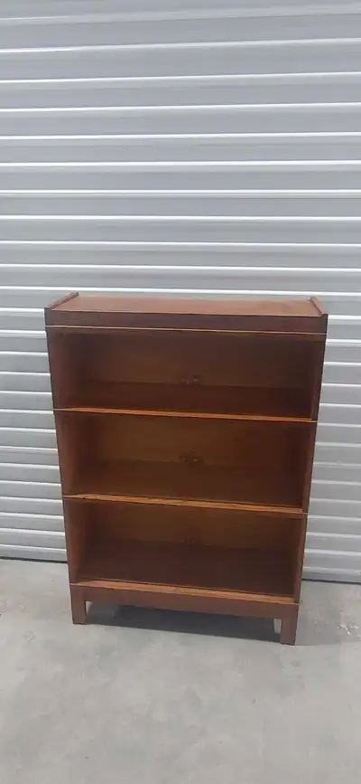 Stacking Barrister Bookcase made in Stratford Ontario. Used as a bookcase without the glass doors. S...
