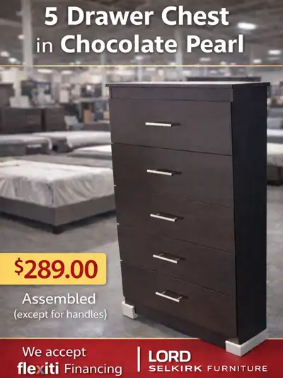 Lord Selkirk Furniture - Style # 500 Chest in Chocolate Pearl, View more