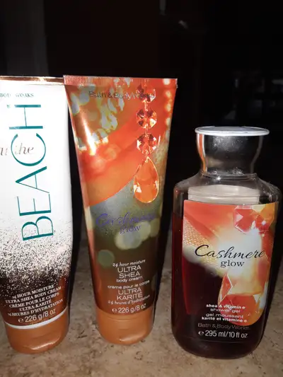 bath and body works body cream, hair mask, developer, shampoo, View more