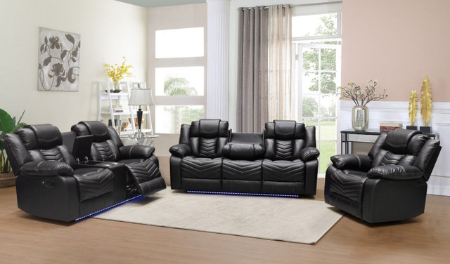 Brand New Pure Leather Recliner Sofa Set FREE Delivery in Couches & Futons in Kingston