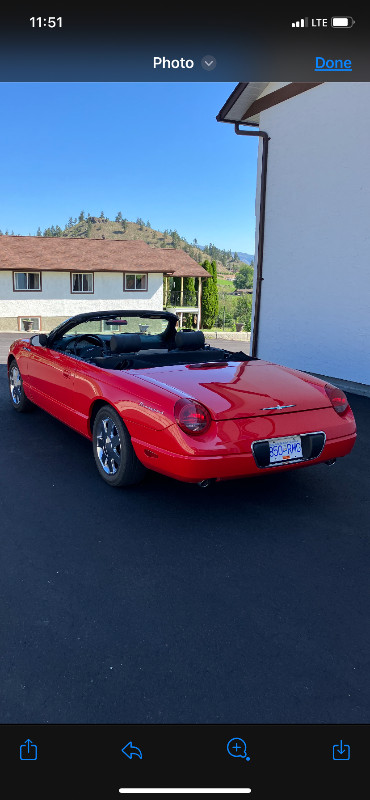 2002 Thunderbird convertible hard/soft top.