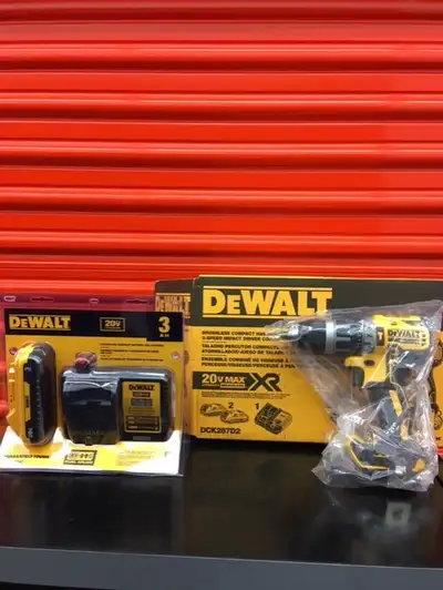 Brand new *** DeWalt 20V MAX XR BRUSHLESS Cordless Hammer Drill, View more