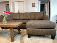 Urban Barn Brown Sectional Sofa