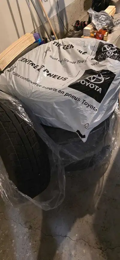 Winter tires set (4 tires with rims) 235/65/18 inch These were for my 2024 Toyota Rav4. I changed my...