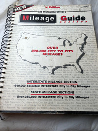 PROFESSIONAL DRIVERS MILEAGE GUIDE 1ST EDITION #M0144