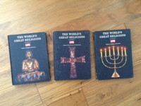 Time Life Worlds Greatest Religions (3 Volume Set) Hardcover.