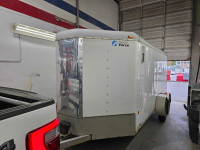 Well Cargo 7x14 V nose Ramp door