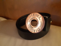 Diesel Leather Belt And Buckle Made in Italy Mens