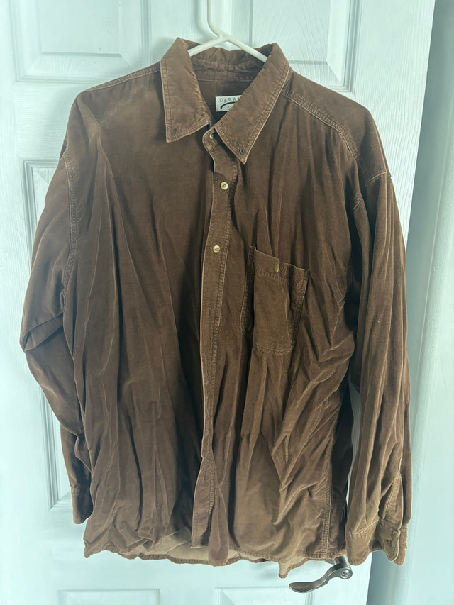 Brown Corduroy Shirt in Men's in St. Catharines