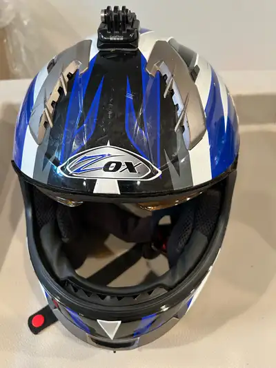 snowmobile helmet.ZOX helmet., View more