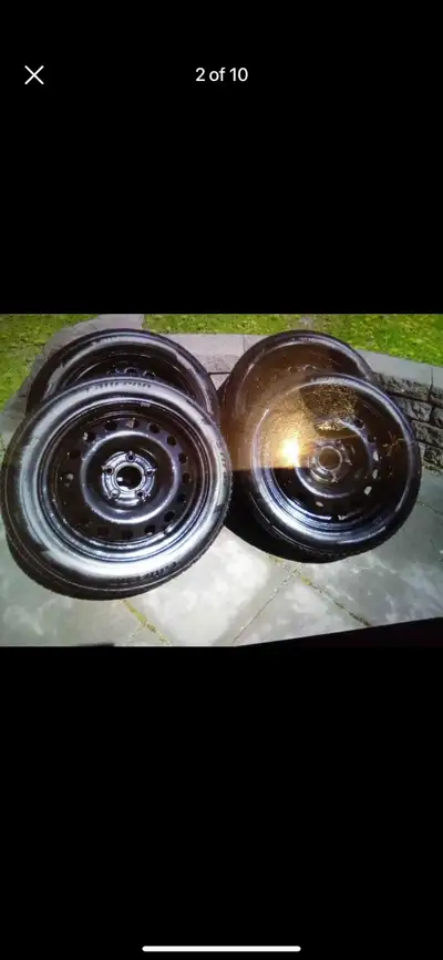 Set of 4 LOUFENN all season tires rims (205 55 16) pattern (5×114,3) HYUNDAI ELANTRA - MAZD