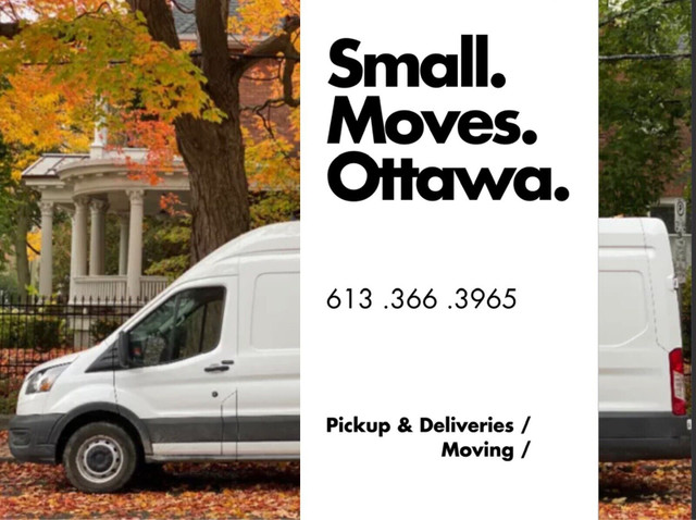 Small Moves Ottawa | Moving/Deliveries ( Movers + Truck) in Moving & Storage in Ottawa
