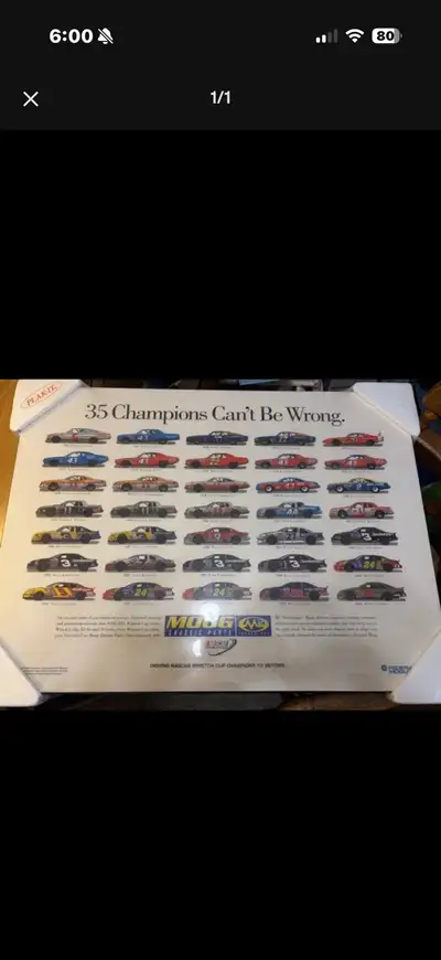 NASCAR Wall Plaque (Collectors Edition), View more