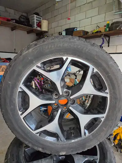 Subaru winter tires, Bridgestone, tire size 225/55R18, will fit 2014-2018 Subaru forester