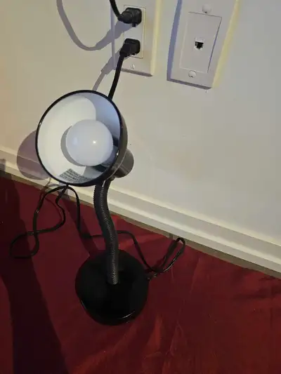 Black Flexible Desk Lamp $10, View more