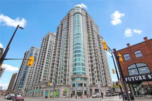 Enjoy stunning North-West facing views towards Parliament Hill and the Gatineau Hills from this 1,23...