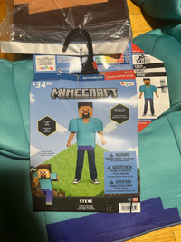 Kids Minecraft (Steve) Halloween costume