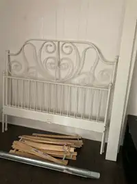 IKEA queen bed frame and mattress for sale $50