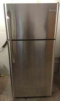 Frigidaire stainless fridge delivery is available 