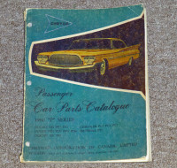 1960 Chrysler Parts Catalog Dodge Plymouth Desoto Imperial 60