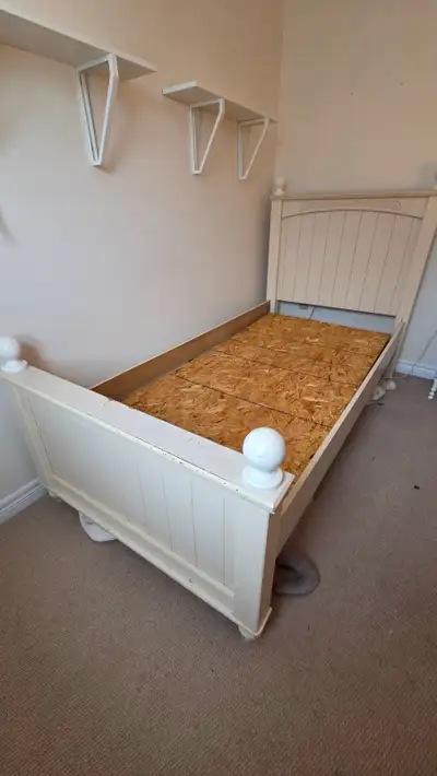 Single Bed Frame + matress, View more