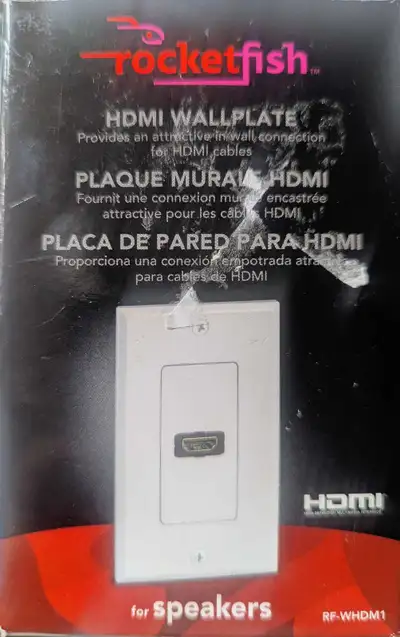 HDMI Wallplate - ROCKETFISH, View more