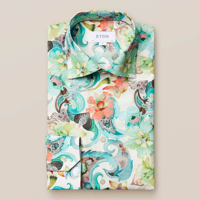 Looking for ETON shirt - Floral or Animal print / size 16/16.5 in Men's in Norfolk County