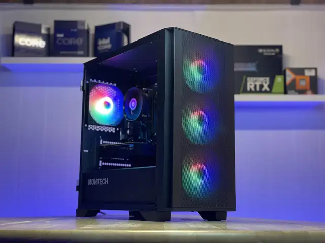 PC Gamer / Gaming PC - Ryzen 5 3600 + Nvidia GeForce RTX 3060 in Desktop Computers in City of Montréal - Image 2