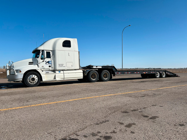Truck and trailer with hydraulic ramp and winch for Hire! in Cars & Trucks in Calgary - Image 3