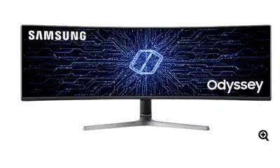 49" Odyssey CRG9 DQHD 120Hz HDR1000 QLED Curved Gaming Monitor, View more