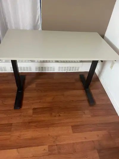 office desk IKea TROTTEN Desk sit/stand, white, 160x80 cm, View more