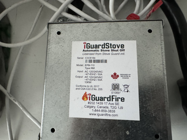 Stove Guard - iGuard for Electric Range with Wi-Fi Compatibility in General Electronics in City of Toronto - Image 2